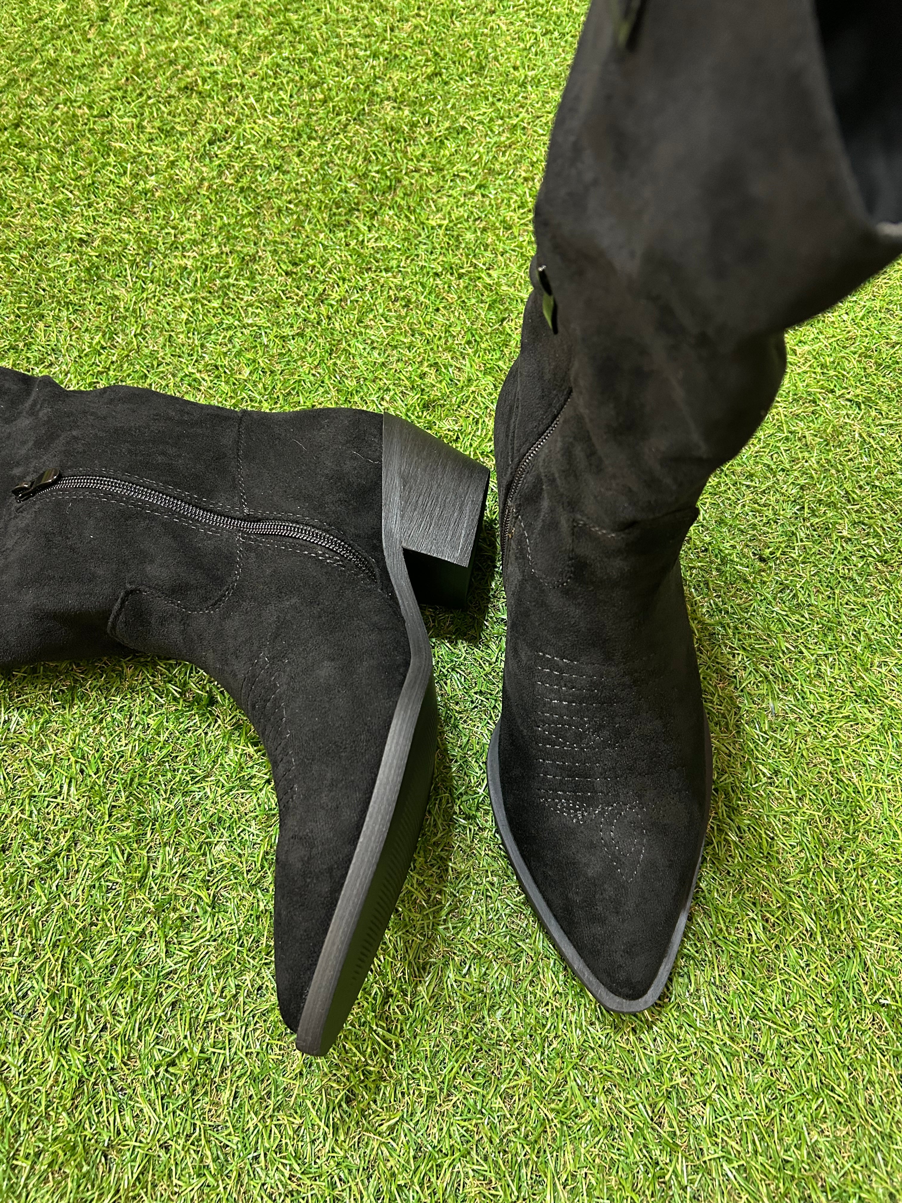 Botas cowboy negras