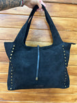 Bolso shopper grande efecto ante