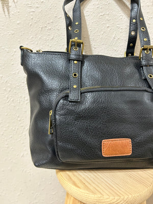 Bolso shopper con cadena ajustable