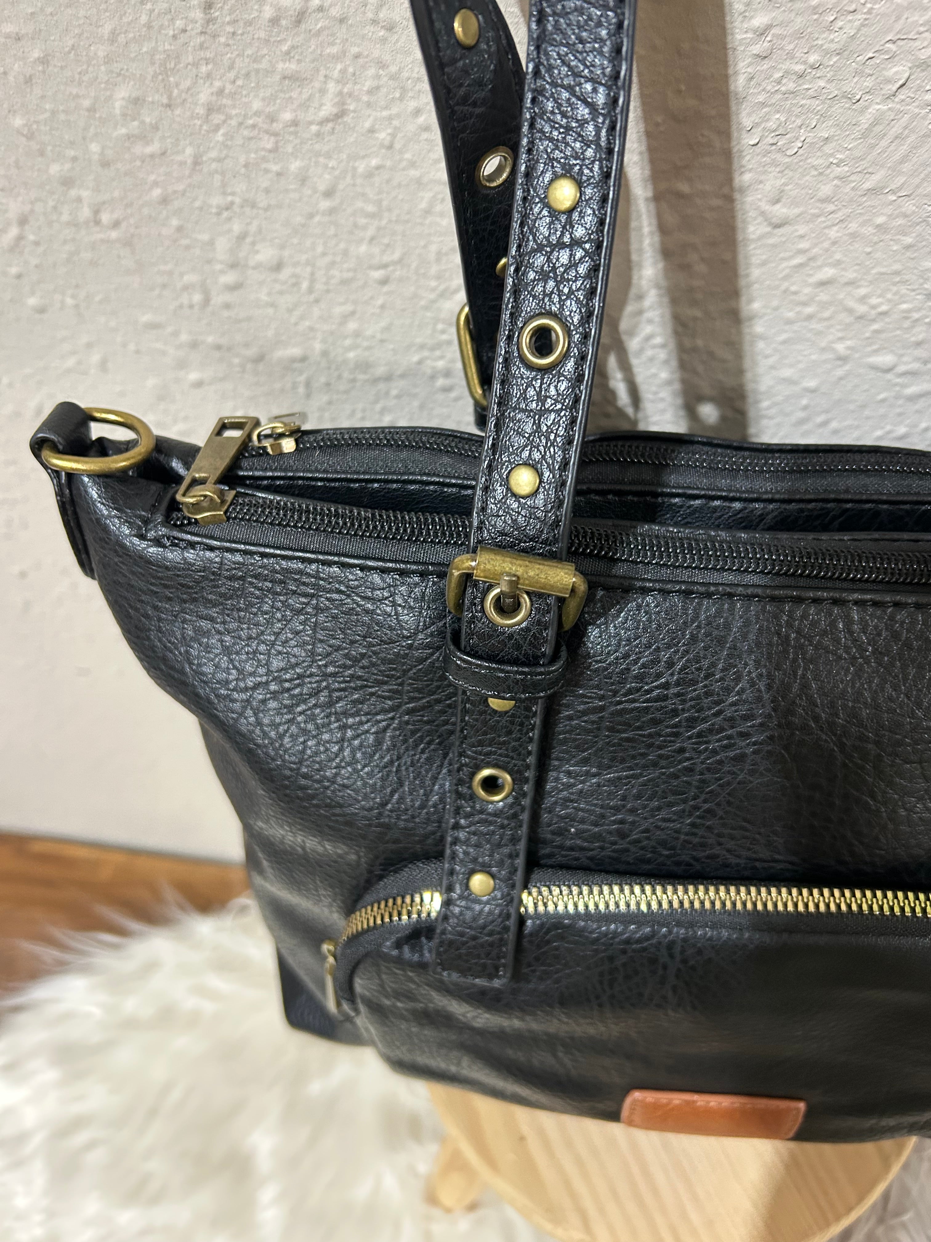 Bolso shopper con cadena ajustable