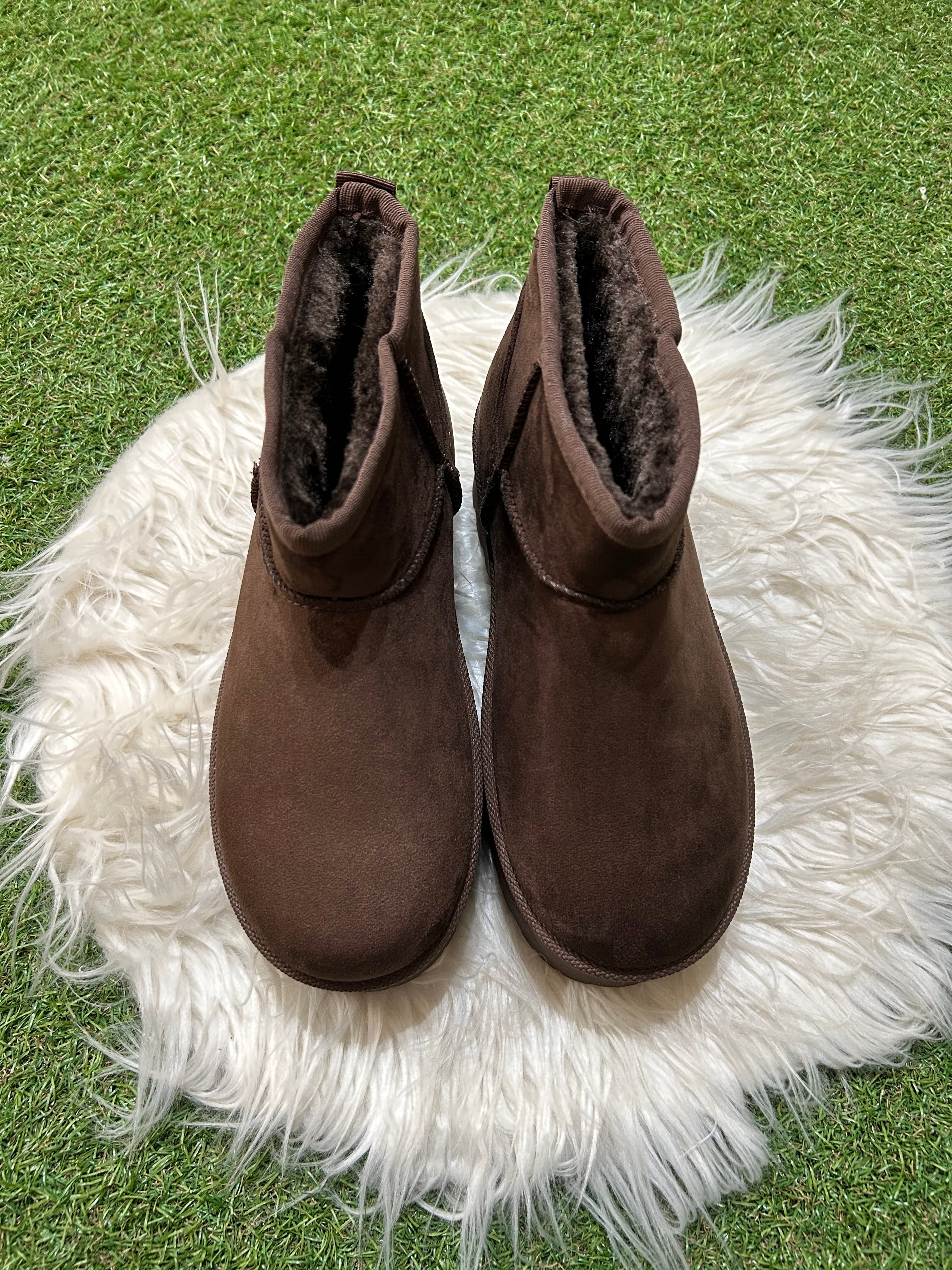 Botines plataforma chocolate